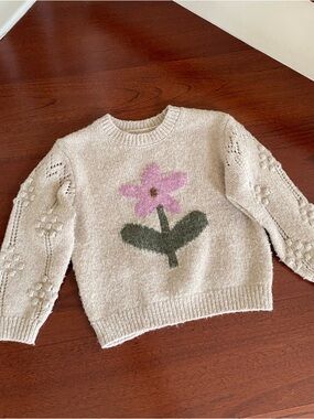 Zara flower Sweater